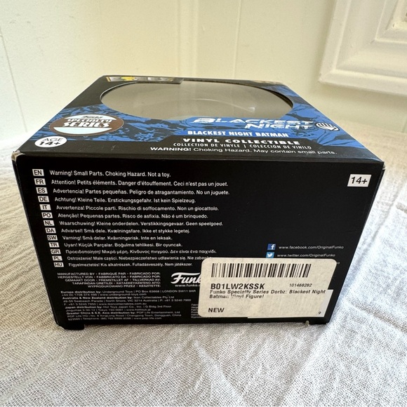 New FUNKO SPECIALTY SERIES DORBZ DC Blackest Night Batman 234 Figure - Picture 6 of 6